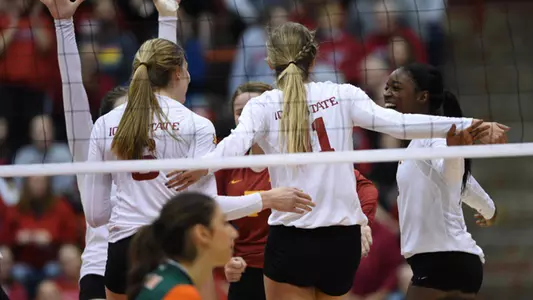 ISU Sweeps Miami; Advances to NCAA Second Round