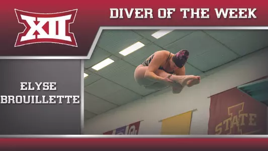 Brouillette Named Big 12 Diver of the Week