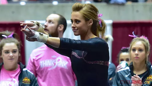 Cyclones Take First Place at Tri-Meet with 194.950