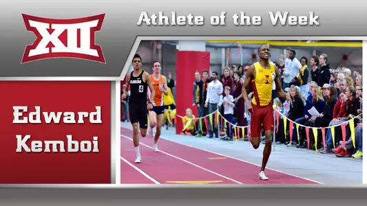 Kemboi Named Big 12 Male Athlete of the Week