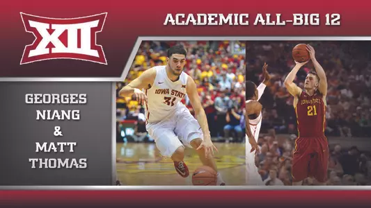 Thomas, Niang Earn Academic All-Big 12 Honors