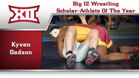 Gadson named Big 12 Wrestling Scholar-Athlete of the Year