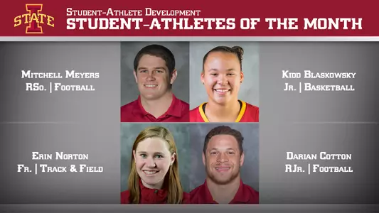 Four Honored By Student-Athlete Development