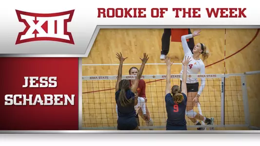 Schaben Named Big 12 Rookie of the Week