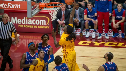 Strong Second Half Powers ISU to 85-72 Win Over KU