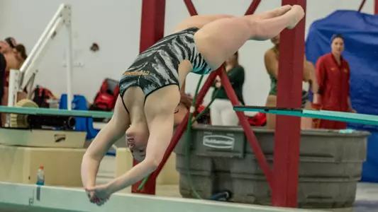 Brouillette Sets One-Meter Record On Senior Day