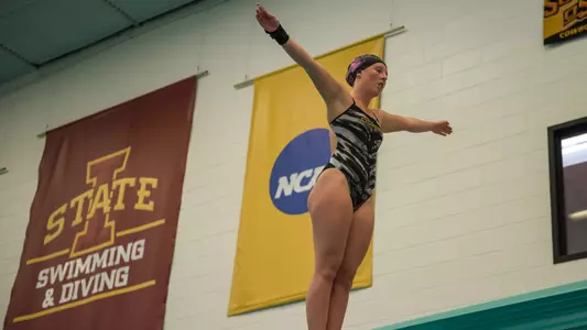 Two Divers Finish In Top-Half On One-Meter