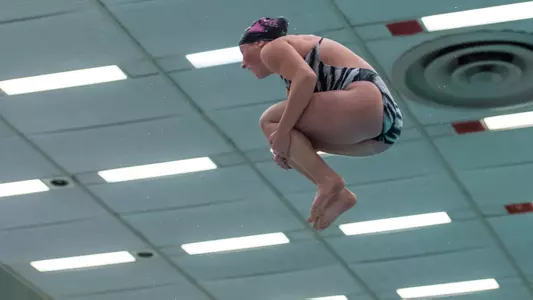 Dickinson Takes 14th On Three-Meter Board