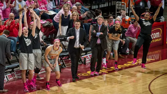 Cyclones Run Past Red Raiders, 77-48