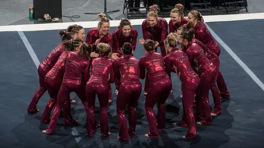 Cyclones Earn Season-High Beam Score in Quad Meet