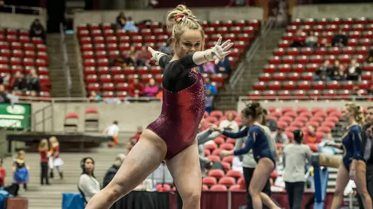 Cyclones Earn First Conference Win with 195.300