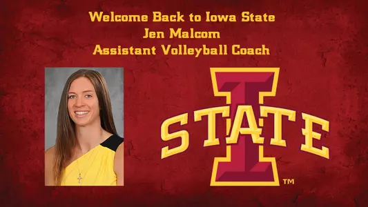 Volleyball Welcomes Former Cyclone Malcom to Staff