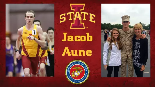 For Aune, His Future is With the Marine Corps