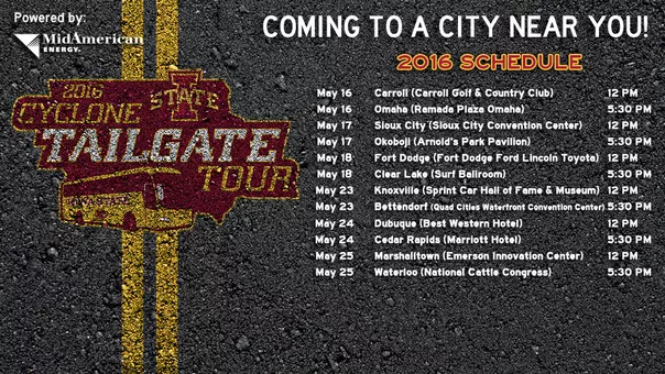 2016 Cyclone Tailgate Tour