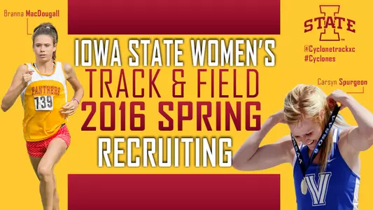 Women's Track & Field Signees Graphic