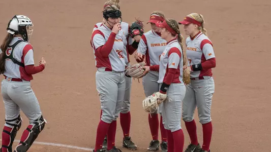 Softball Team Huddle