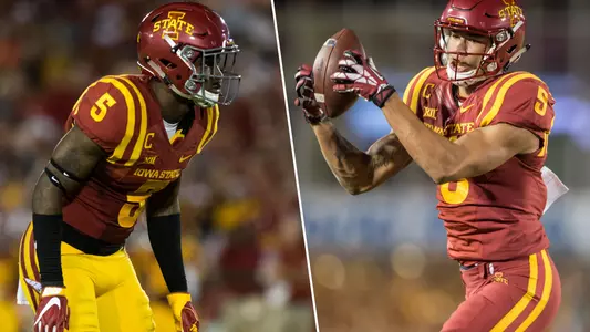 Kamari Cotton-Moya and Allen Lazard