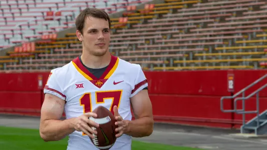 Scene from media day for Iowa State football at Jack Trice Stadium in Ames, Iowa on August 7, 2018. Photo by Wesley Winterink.