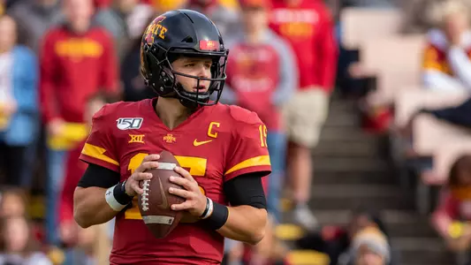 Scene from Iowa State vs Oklahoma State football game at Jack Trice Stadium in Ames, Iowa on October 26, 2019. Photo © Wesley Winterink.