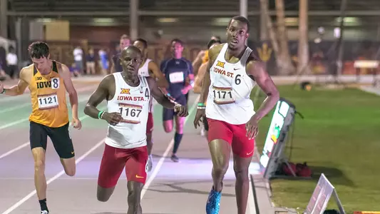 Festus Lagat and Roshon Roomes