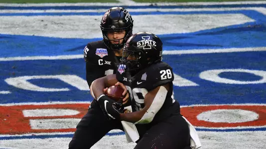 Breece Hall and Brock Purdy