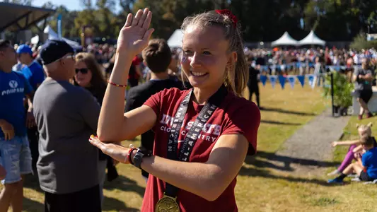 Cailie Logue at NCAA Championships