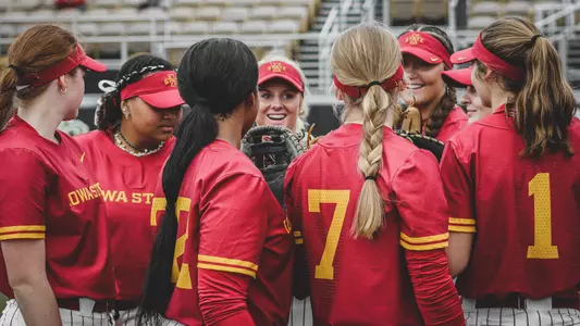 Kasey Simpson and infielders vs. UCF