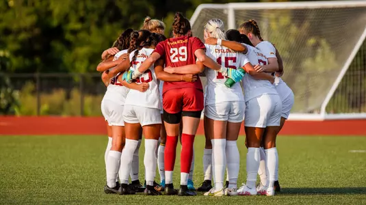 Soccer Team Huddle
