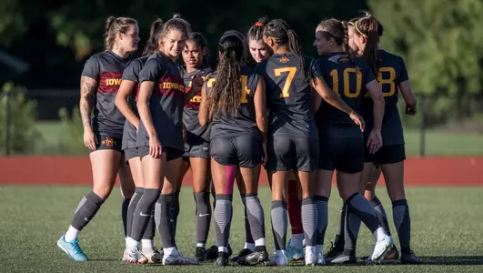 Soccer Team Huddle