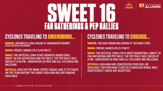 Sweet 16 Pep Rallies