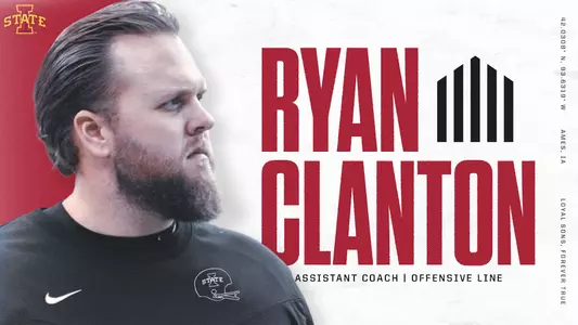 Ryan Clanton hired as offensive line coach.