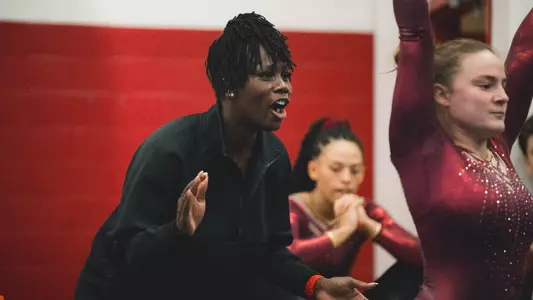 Ashley Miles Greig at practice