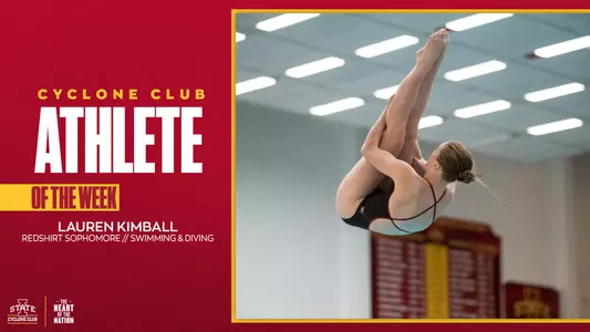 Lauren Kimball - Cyclone Club Athlete of the Week
