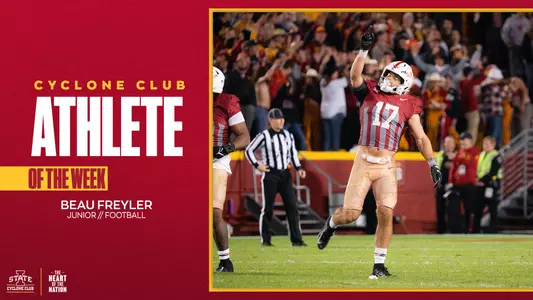 Cyclone Club Athlete of the Week - Beau Freyler