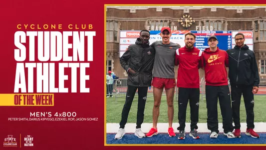 Cyclone Club Student-Athlete of the Week - 4x800