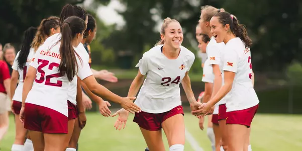 Abigail Miller high-five line