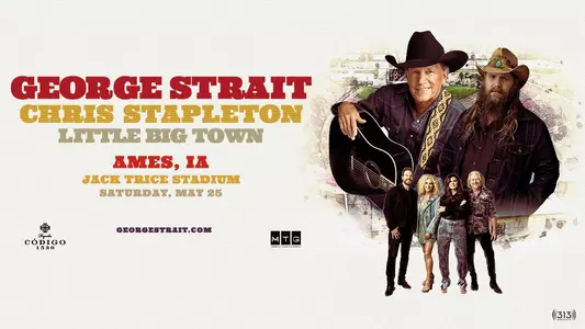 George Strait, Chris Stapleton and Little Big Town to play Jack Trice Stadium May 25, 2024