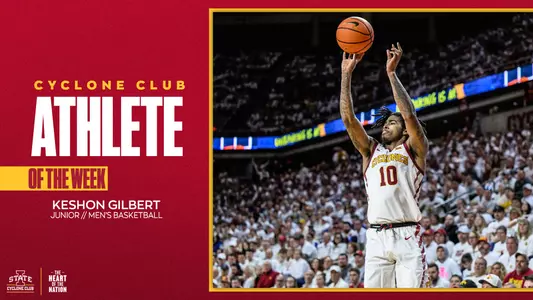 Keshon Gilbert - Cyclone Club Athlete of the Week
