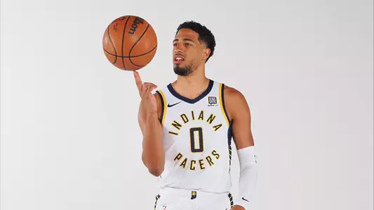 Tyrese Haliburton 2024 NBA Media Day