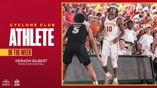 Keshon Gilbert - Cyclone Club Athlete of the Week