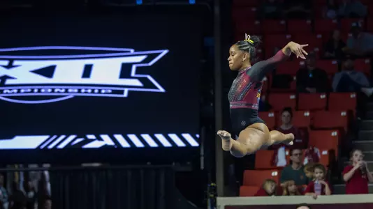 Noelle Adams at Big 12 Championships