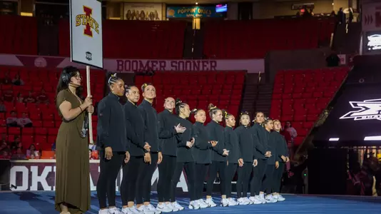 ISU Gymnastics Team at 2024 Big 12s