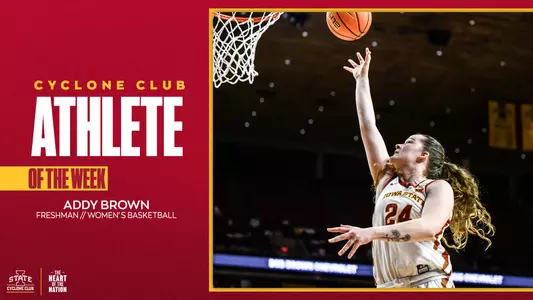 Cyclone Club AOTW - Addy Brown