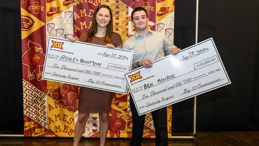 Bengston, Monroe Big 12 Gautt Scholarship