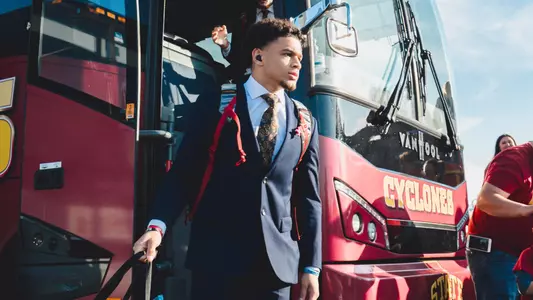 Jaylin Noel participates in Spirit Walk in 2023