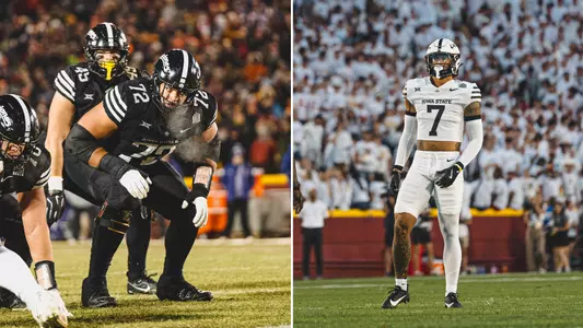 Jalen Travis (72) and Malik Verdon (7) will participate in the Senior Bowl