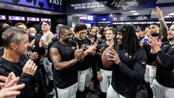 T.J. Tampa Game Ball - Ravens 2025