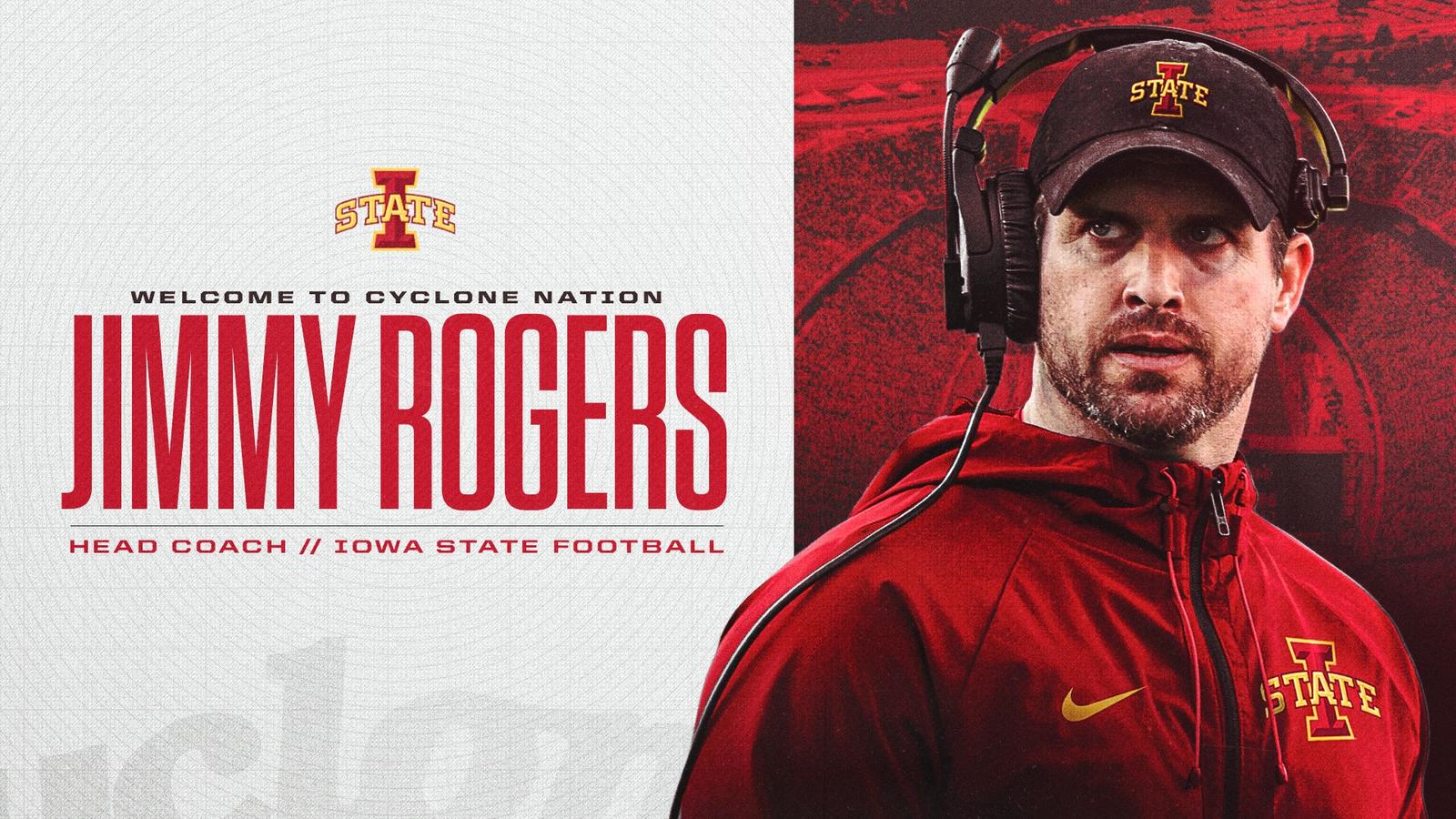 Image for Iowa State Names Jimmy Rogers Head Football Coach