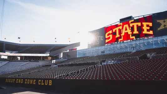 Sukup End Zone Club at Jack Trice Stadium prior to a game