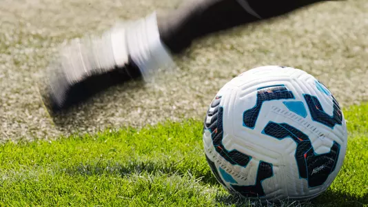 Soccer stock - kicking ball